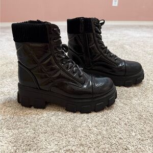 Circus NY Chunky Black Boots